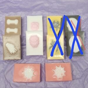 Hand Crafted Spooky Shea Butter 2 Pack Soap Bars with Soap Saver Bag